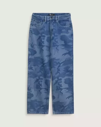 Check-5 Pantaloni largi din denim
