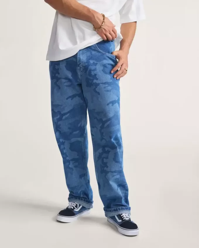Check-5 Pantaloni largi din denim Check-5 Pantaloni largi din denim