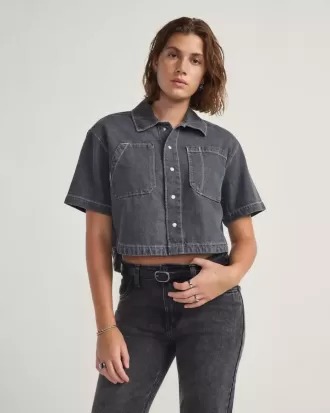 Cămașă cu nasturi Natalie Denim