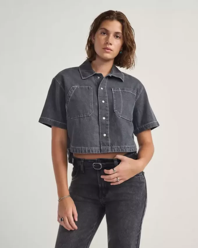 Cămașă cu nasturi Natalie Denim