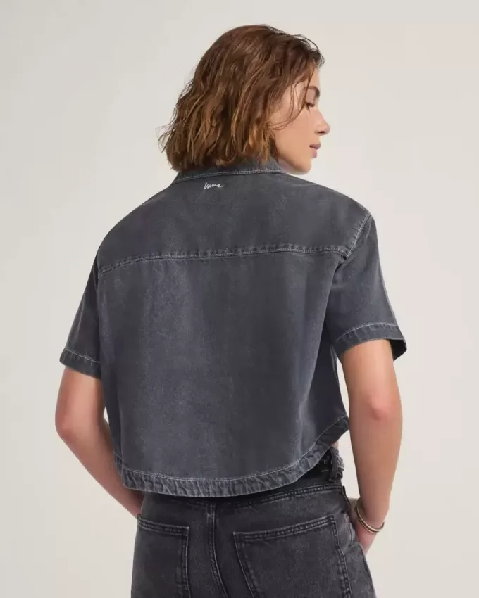 Cămașă cu nasturi Natalie Denim