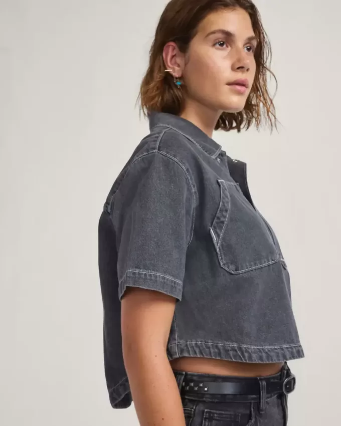Cămașă cu nasturi Natalie Denim