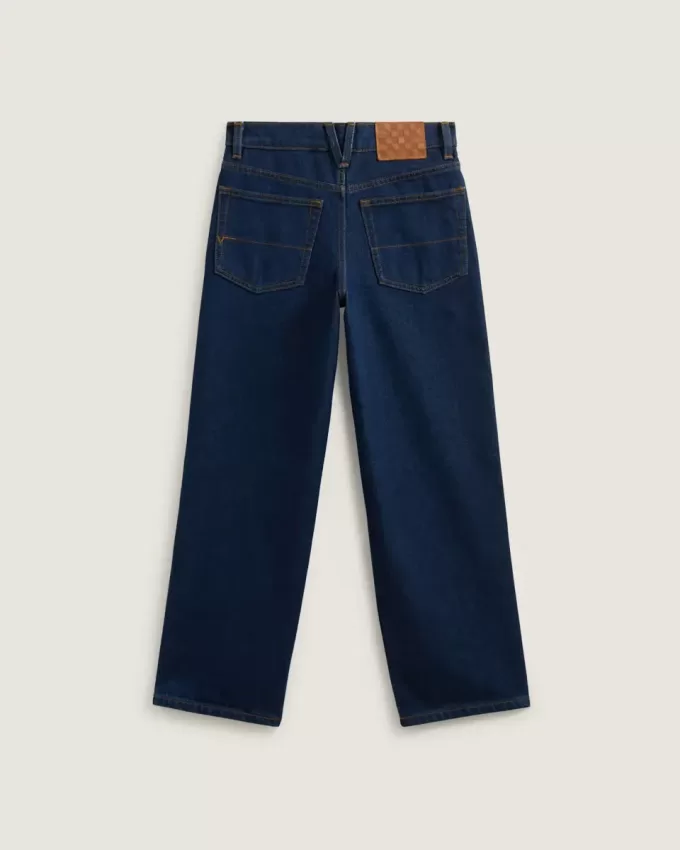 Copii Check-5 Pantaloni largi din denim Copii Check-5 Pantaloni largi din denim