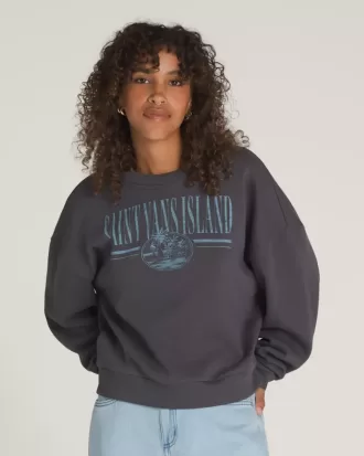 Hanorac retro Isle Graphic Crew