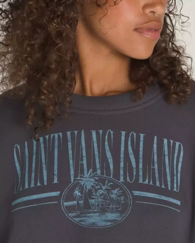 Hanorac retro Isle Graphic Crew Hanorac retro Isle Graphic Crew