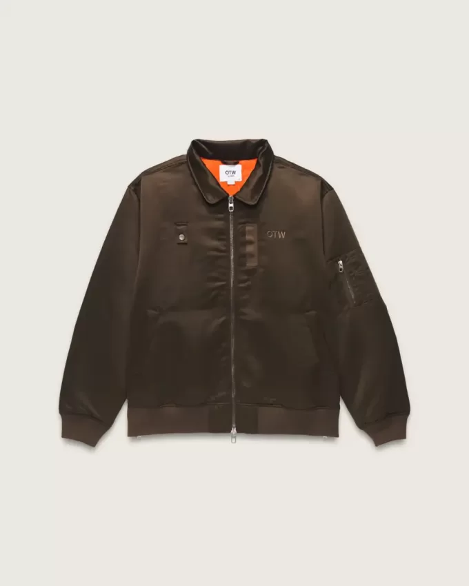 Jachetă bomber din satin OTW