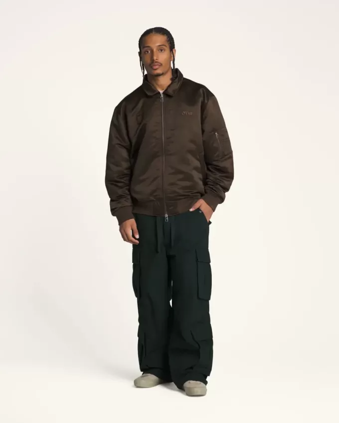 Jachetă bomber din satin OTW
