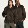 Jachetă bomber din satin OTW