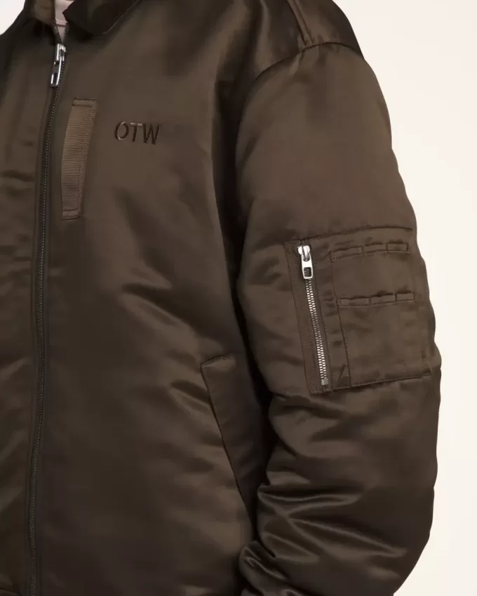 Jachetă bomber din satin OTW