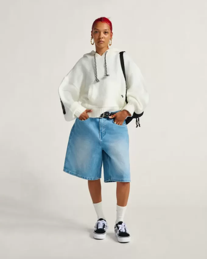 Jorts de denim premium