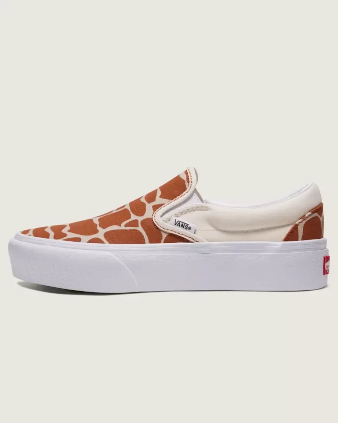 Încălțăminte cu platformă Customs Classic Slip-On