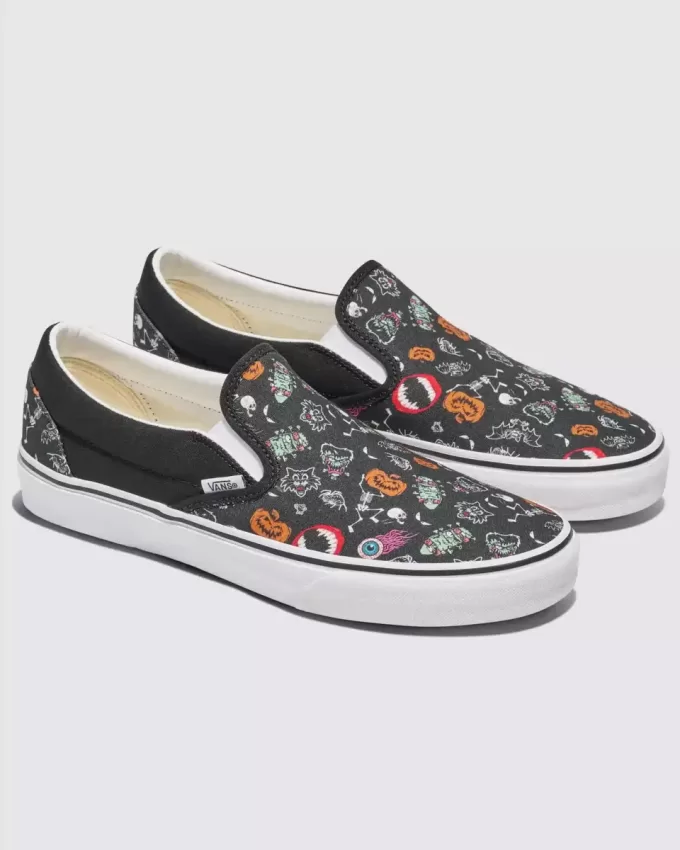 Încălțăminte de Halloween Customs Classic Slip-On Încălțăminte de Halloween Customs Classic Slip-On
