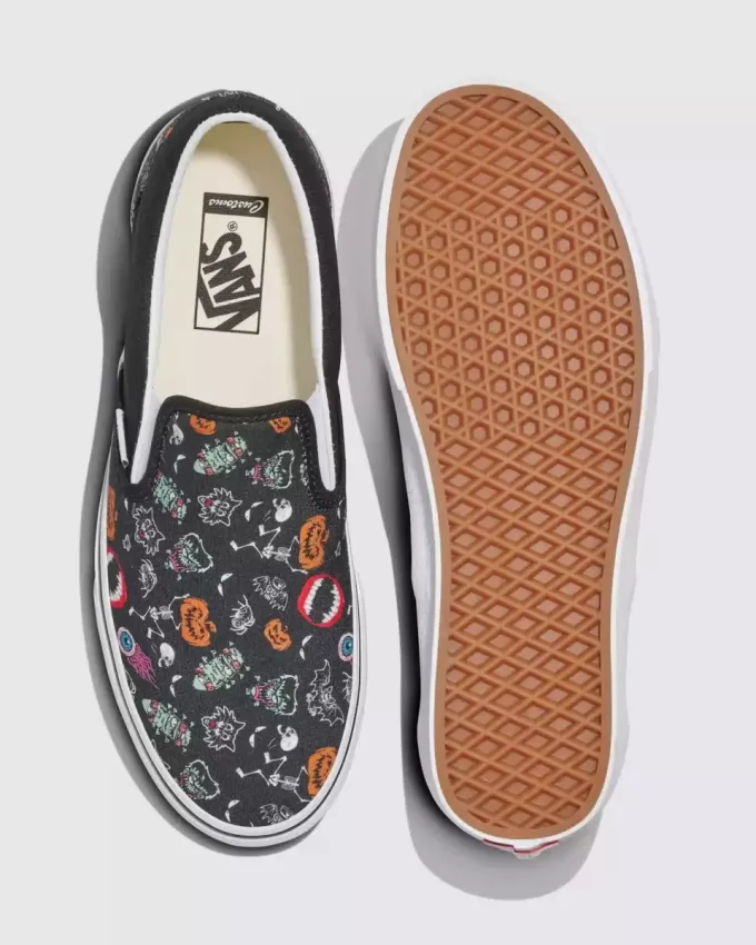 Încălțăminte de Halloween Customs Classic Slip-On Încălțăminte de Halloween Customs Classic Slip-On