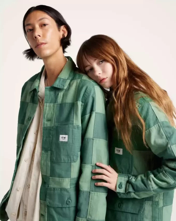 OTW Patchwork Drill Chore Coat