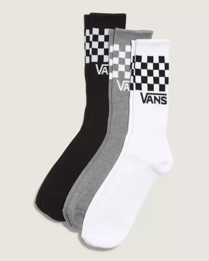 Pachet de 3 șosete Classic Check Crew