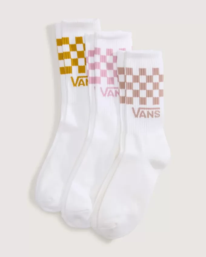 Pachet de 3 șosete Classic Check Crew