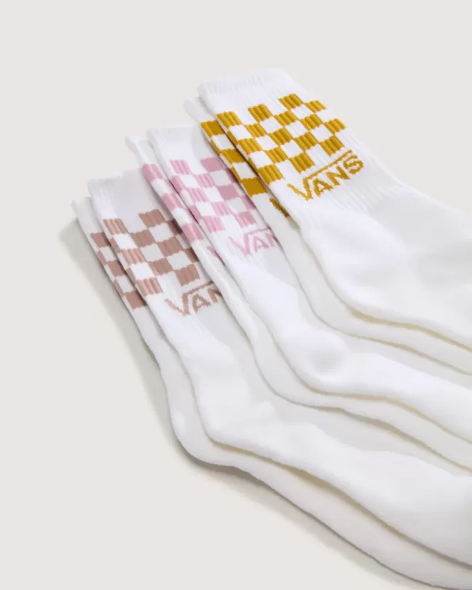 Pachet de 3 șosete Classic Check Crew