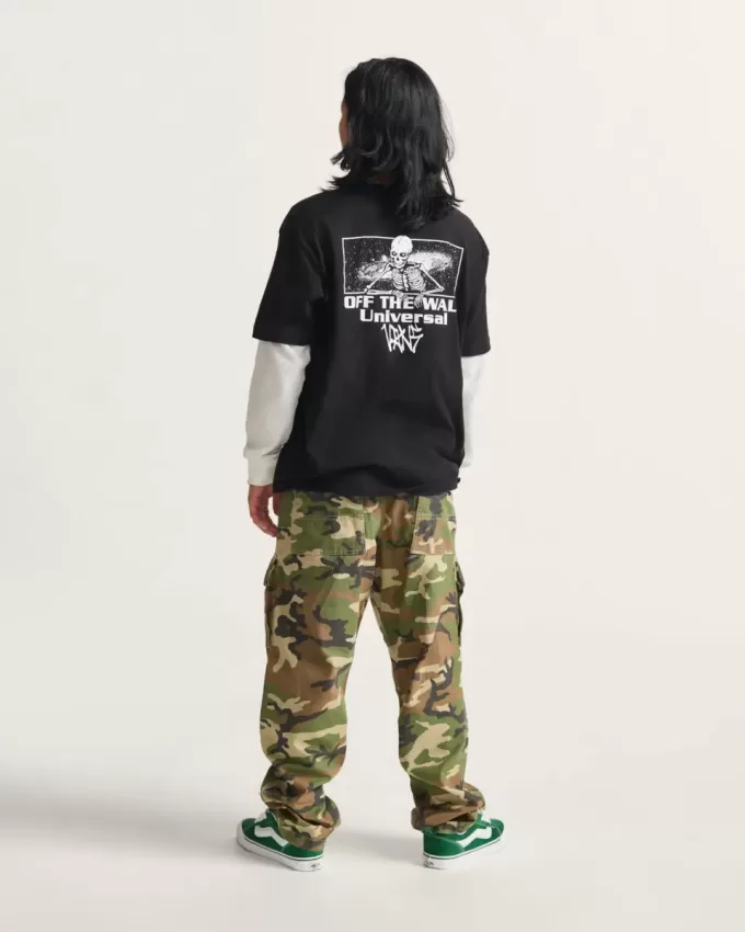 Pantaloni conici largi Fatigue Cargo Ripstop
