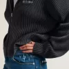 Pantaloni din denim brodat Sirelle Pantaloni din denim brodat Sirelle