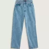 Pantaloni din denim largi Blaze Check-5