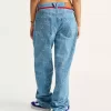 Pantaloni din denim largi Blaze Check-5