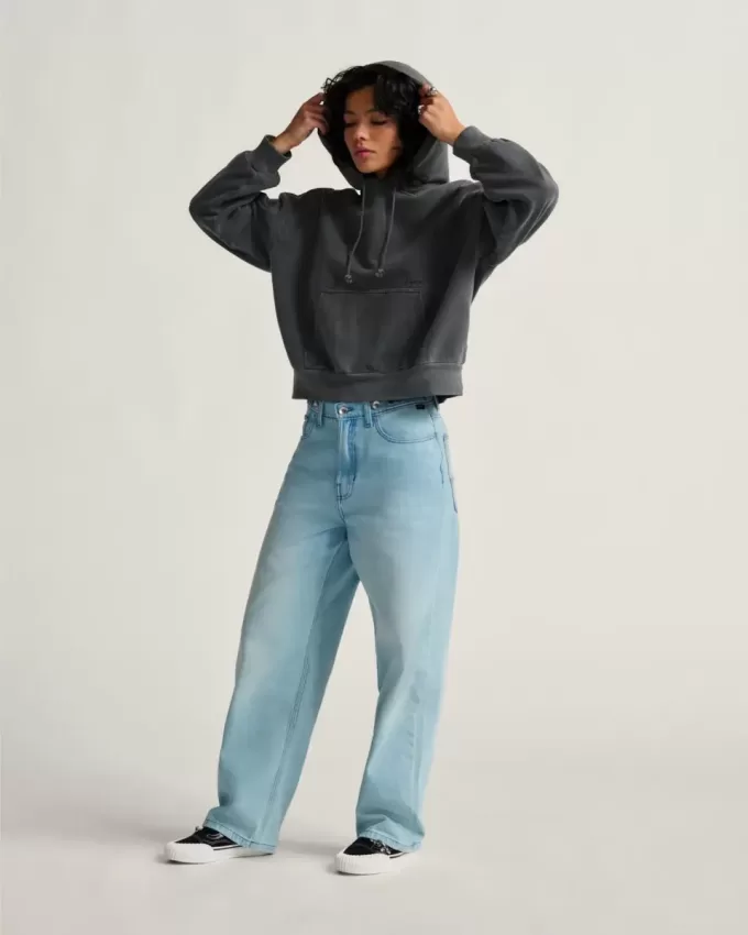 Pantaloni largi din denim Check-5 Pantaloni largi din denim Check-5