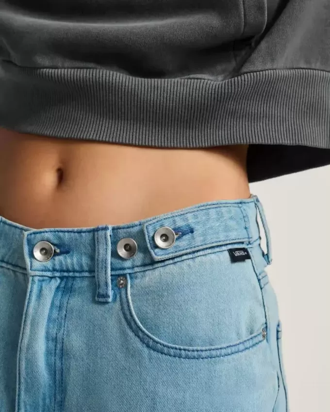 Pantaloni largi din denim Check-5 Pantaloni largi din denim Check-5