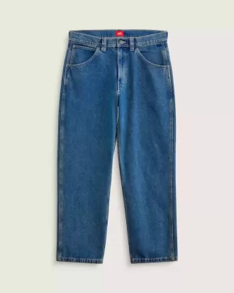Pantaloni largi din denim Skate Check-5