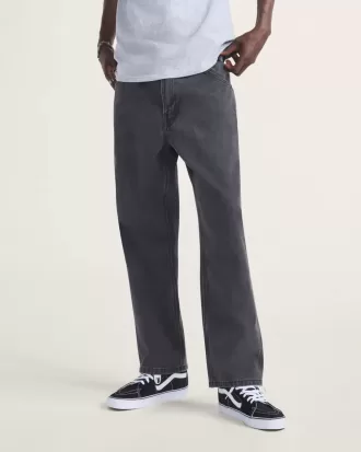 Pantaloni largi din denim Skate Check-5
