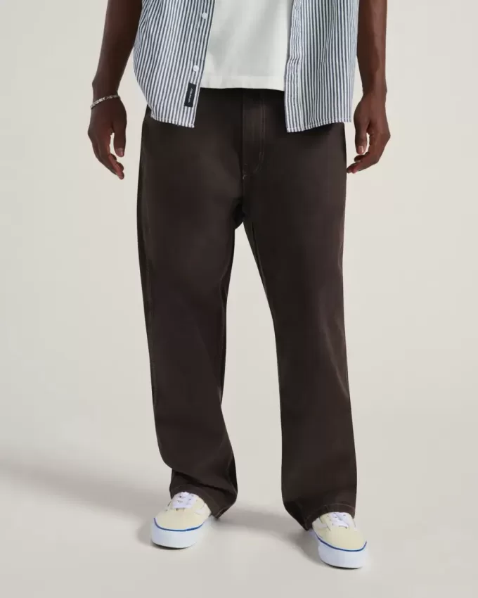 Pantaloni largi din denim Skate Check-5