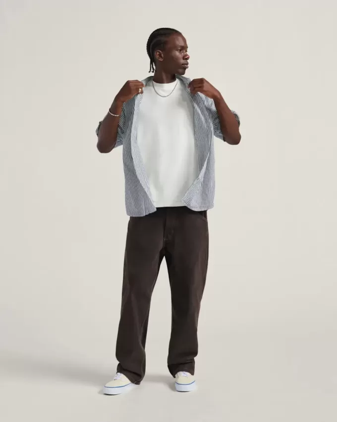 Pantaloni largi din denim Skate Check-5
