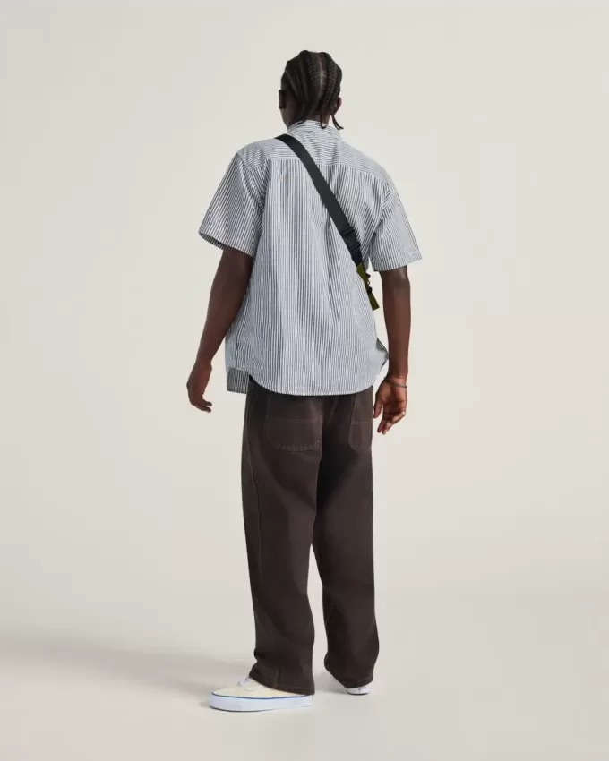 Pantaloni largi din denim Skate Check-5