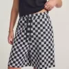 Pantaloni scurți din fleece Checkerboard Pantaloni scurți din fleece Checkerboard