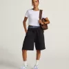 Pantaloni scurți din lână Script Logo Pantaloni scurți din lână Script Logo
