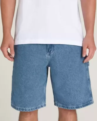 Pantaloni scurți Drill Chore Loose Denim 22”