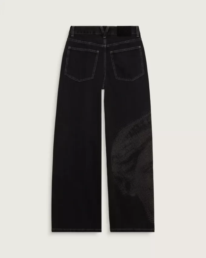 Pantaloni Sirelle Denim Puddle cu 5 buzunare Pantaloni Sirelle Denim Puddle cu 5 buzunare
