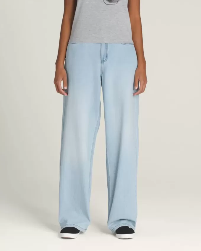 Pantaloni Sirelle Denim Puddle cu 5 buzunare Pantaloni Sirelle Denim Puddle cu 5 buzunare