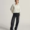 Pantaloni Sirelle Denim Puddle cu 5 buzunare Pantaloni Sirelle Denim Puddle cu 5 buzunare