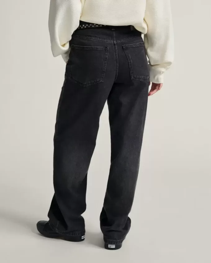 Pantaloni Sirelle Denim Puddle cu 5 buzunare Pantaloni Sirelle Denim Puddle cu 5 buzunare