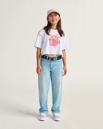 Pantaloni Sirelle Denim Puddle pentru copii