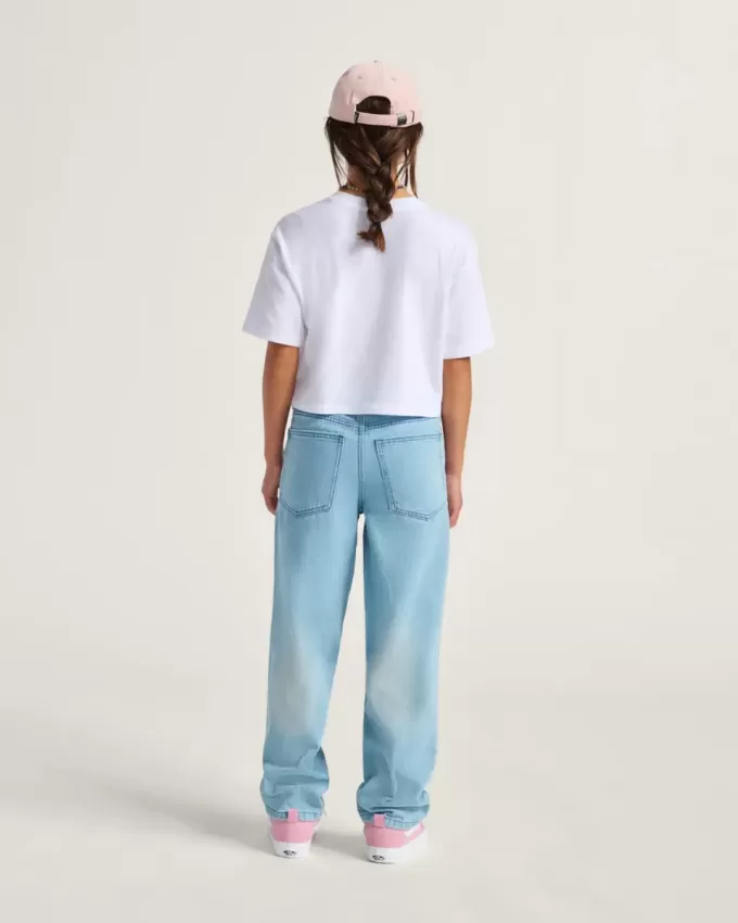 Pantaloni Sirelle Denim Puddle pentru copii