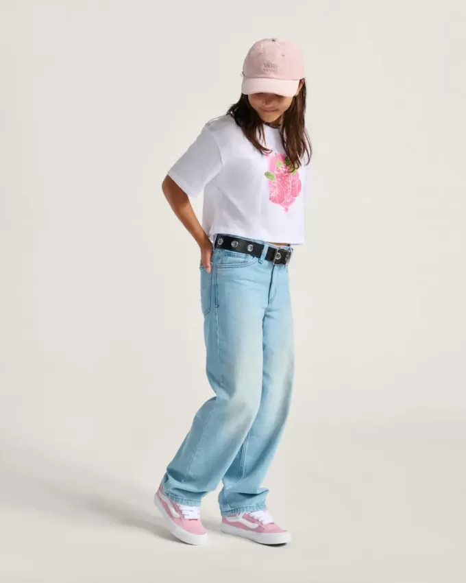 Pantaloni Sirelle Denim Puddle pentru copii