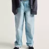 Pantaloni Sirelle Denim Puddle pentru copii