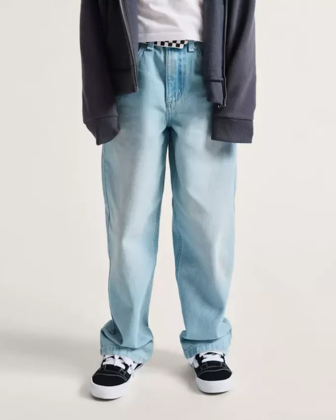 Pantaloni Sirelle Denim Puddle pentru copii
