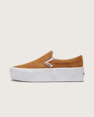 Pantof clasic cu platformă cu slip-on