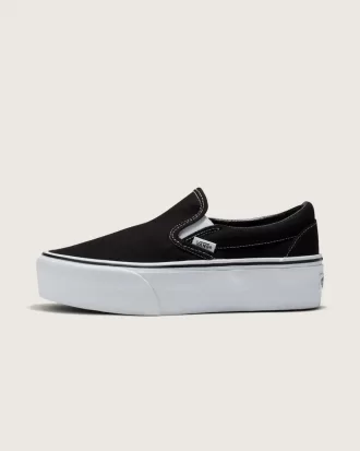 Pantof clasic cu platformă cu slip-on
