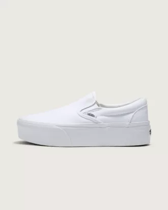Pantof clasic cu platformă cu slip-on