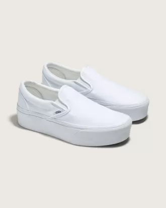 Pantof clasic cu platformă cu slip-on