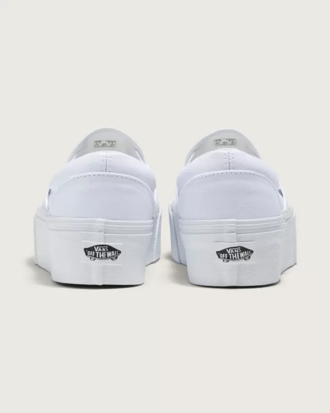 Pantof clasic cu platformă cu slip-on
