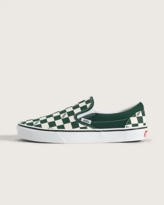 Pantof clasic cu tablă de șah cu slip-on